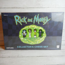 Rick and Morty Collector's Chess Set 32 Custom Sculpted Pieces NEW SEALED picture