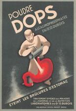 POUDRE DOPS DUBOIS MEDICAL LAXATIVE PARIS FRANCE ADVERTISING POSTCARD (c. 1920s) picture