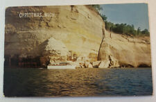 Vintage Postcard c1960 ~ Pictured Rocks National Park Tour~ Munising Michigan MI picture