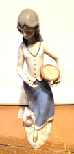 VINTAGE REX VALENCIA MADE IN SPAIN WOMAN FEEDING GOOSE DUCK FIGURINE - U picture