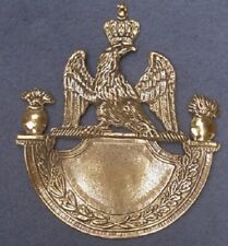 British GR1812 Era Napoleonic shako Helmet plate pressed brass picture