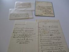 JOSIAH QUINCY III SIGNED AUTOGRAPH LETTERS  AMERICAN REVOLUTIONARY WAR POLITICAL picture