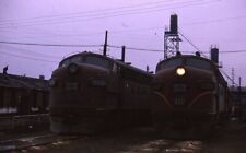 LV LEHIGH VALLEY Railroad Train Locomotive OAK ISLAND Original 1965 Photo Slide picture
