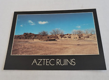 Vintage 1990's Postcard Aztec Ruins Aztec New Mexico Petley Studios picture