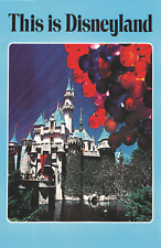 This Is Disneyland Promotional 1977 Poster Print 11x17 Snow White Castle Baloons picture