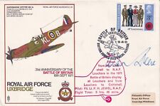SC30c RAF Uxbridge 31th Anniv Battle of Britain.Flown Spitfire Signed .A.L.Deere picture