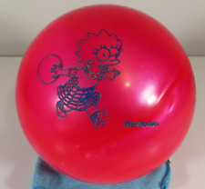 Lisa Simpson Pink Hammer Bowling Ball NEW Undrilled 2001 Fox The Simpsons picture
