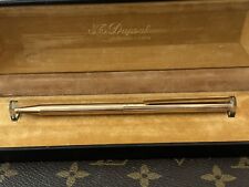 Vintage S.T. DuPont 18K Plated Ballpoint Pen With Box picture