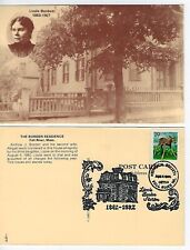 LIZZIE BORDEN POSTCARD-Aug.4th, 1892 -130th Anniversary w/FR Historical Postmark picture