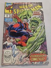 Web Of Spiderman #69 Marvel Comics 1990 Copper Age Boarded, Color picture