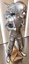 New Limited Edition Luke Skywalker with Yoda Silver Variant Figure Applause 1995 picture