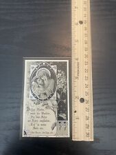 Antique Catholic Prayer Card Religious Collectible 1890's Holy Card. picture