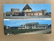 Postcard Olean NY New York Castle Restaurant Olean Motel Vintage Roadside PC picture