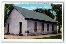 1952 Wyandot Mission Church, Upper Sandusky Ohio OH Cancel Postcard picture