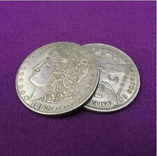 Super Flipper Coin Morgan Dollar Amazing Coin Magic Tricks,Gimmick,Close Up,Fun picture