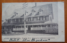 Stone Bridge Hotel Tiverton RHODE ISLAND postcard p/u 1908 picture