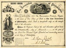 Law Association of Philadelphia - Stock Certificate - General Stocks picture