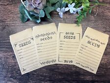 Seed Saving Envelopes | Empty Paper Packets | Pack Of 20 | 3.25