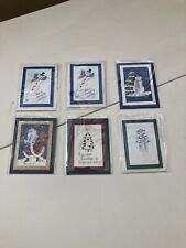 6 New Pam Elifritz Special Moments Magnets NOS. Vintage Style Christmas.  3”x4” picture