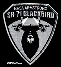 SR-71 BLACKBIRD-NASA-ARMSTRONG-FLIGHT-RESEARCH-USAF SPACE EXPLORATION PATCH picture