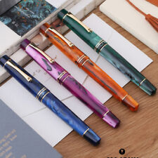 MAJOHN M800 Acrylic Resin Fountain Pen BOCK/MAJOHN EF/F Nib Ink Pen W/BOX picture