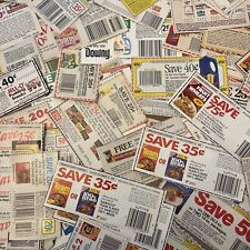 Vintage Lot of 80's Grocery Coupons Expired Nostalgia Prop picture