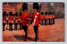 London-England, The Coldstream Guards, Changing Guards, Vintage Postcard picture
