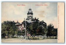 c1910's Court House Building Exterior Independence Kansas KS Unposted Postcard picture