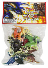 Fantasy Roleplay Pack of 10 Two Inch Plastic Dragon Figurines picture