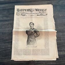Harpers Weekly April 1865 Civil War Newspaper Lincoln Assasin John Wilkes Booth picture