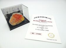 Original Piece of the Berlin Wall - Authentic piece Mounted in a Plastic box picture