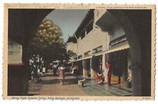 Palm Springs California c1940's Palm Canyon Drive shops, dog, business district picture