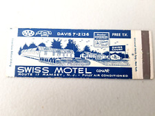 Full Length Matchbook Cover. Swiss Motel, Route 17, Ramsey, New Jersey. picture