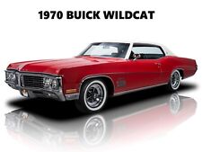 1970 Buick Wildcat NEW Metal Sign: Original Look in Red & White - Large Size picture