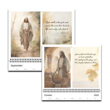 2024 Jesus Calendar Christian Faith Jesus Monthly Wall Calendar Home Decor  picture