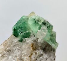 102 Gram Beautiful Natural Rare Emerald With Albite Specimen@ Pakistan picture