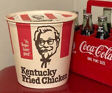 Vintage 1978 Kentucky Fried Chicken Large Original Bucket with Lid. Unused picture