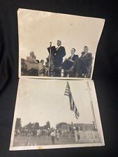 Voice of America Dedication Photos circa 1948 with Charles Thayer Lloyd Schiller picture
