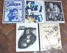 VINTAGE FANZINE COLLECTION TV SHOWS MIXED THEMES LOT OF 5  LOT 129 picture