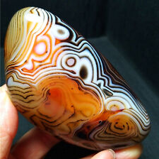 TOP 289.3G Natural Polished Banded Agate Crystal Madagascar Healing A376 picture