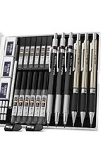 6PCS Art Mechanical Pencils Set, 3PCS Metal Drafting Pencil 0.5 Mm & 0.7 Mm & 0. picture