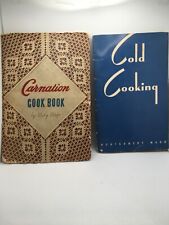 Carnation Cook Book 1948,Cold Cooking 1949 Montgomery Ward picture