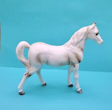 Vintage Porcelain White Grey Arabian Horse, 6