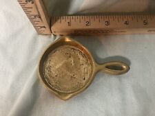 Vintage John Wright BRASS Pan Ashtray Rare Collectible 3” picture