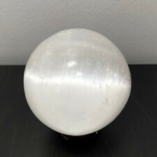Selenite Crystal Sphere Mineral Healing Specimen Healing 1.3 lbs 610 g 3.25
