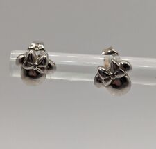 Sterling Silver 925 Minnie Mouse Earrings Mouse With Bow Petite picture