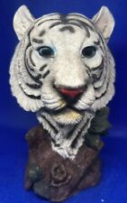 Vintage Southwestern Reflections Collection White Tiger Head Bust Figurine picture