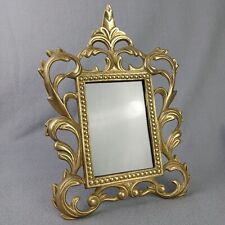 Brass Picture Frame Ornate Victorian Scrolled Portrait for 3.5x5