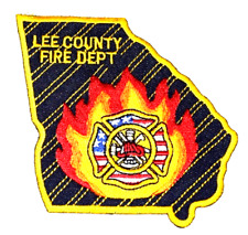 LEE COUNTY – FIRE DEPT = MISSOURI MO Sheriff Police Patch – STATE SHAPE - picture