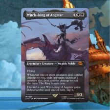 [MTG] [MAGIC]  WITCH-KING OF ANGMAR [BORDERLESS] - LTR [NM] picture